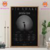 Pearl Jam Dark Matter Tour With Special Guest Pixies At Marvel Stadium In Melbourne Australia On November 18th 2024 Wall Decor Canvas Poster