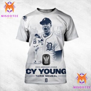 2024 American League Cy Young Award Winner Tarik Skubal MLB All Over Print Shirt