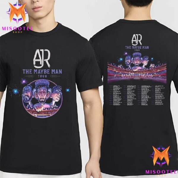 AJR Band The Maybe Man Tour 2024 Hot Trending Vintage Fan Gift Two Sides Unisex T Shirt