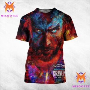 Aaron Taylor Johnson Kraven The Hunter ScreenX Exclusively In Theater December 13 All Over Print Shirt