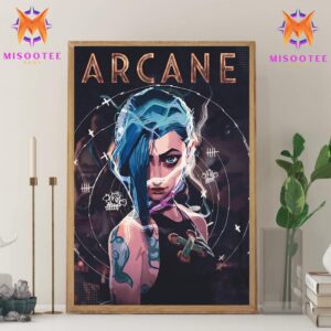 Arcane Jinx The Chaos Universe League Of Legends Wall Decor Canvas Poster