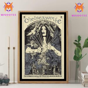 Chelsea Wolfe An Intimate Evening Of Songs Laid Bare With Enhancement At The Rio Theatre Santa Cruz California On December 12th 2024 Wall Decor Canvas Poster