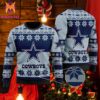 Dallas Cowboys America Team With Star Logo and Glove White And Black Color For Mens And Women Christmas Ugly Sweater