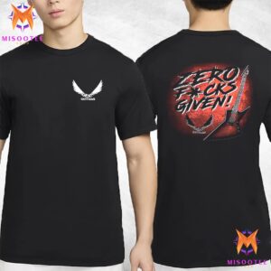 Dean Guitars Zero Fucks Given Two Sides Unisex Tee Shirt