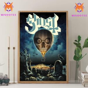 Ghost’s Rite Here Rite Now Promotional Artwork For Exclusive Blu-Ray Release In Late 2024 Wall Decor Canvas Poster