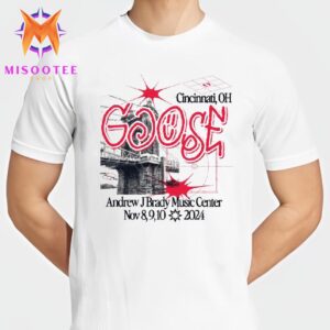 Goose The Band Show At Adrew J Brady Music Center Cincinnati OH On November 8th To 10th 2024 Unisex T Shirt