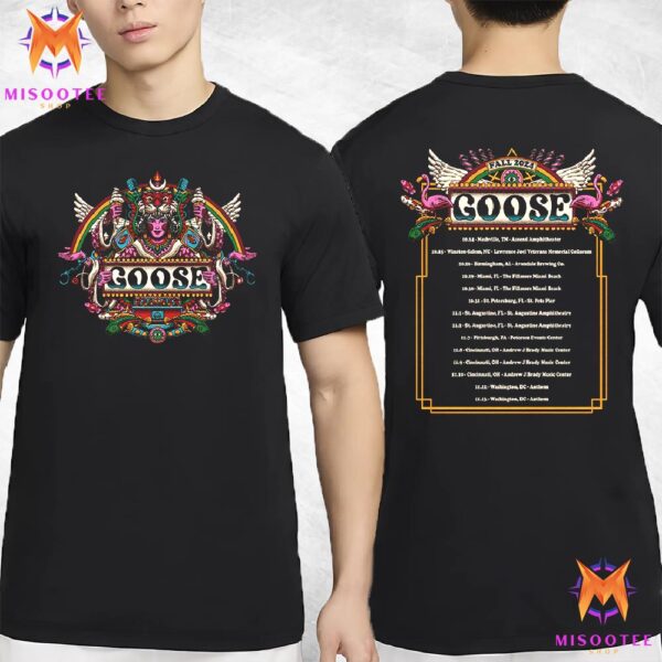 Goose The Band Tiger Queen Fall Tour 2024 Two Sides Unisex T Shirt