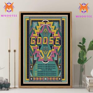 Goose The Band Winter Tour 2025 Wall Decor Canvas Poster