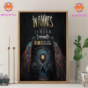 In Flames With Special Guest Jinjer And Unprocessed At Noblessner Foundry Tallinn Estonia On 2nd June 2025 Wall Decor Canvas Poster