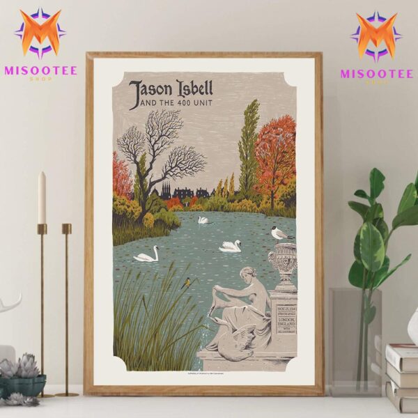 Jason Isbell And The 400 Unit Event With SG Goodman At Eventim Apollo London UK On November 25th 2024 Wall Decor Canvas Poster