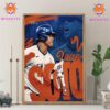 Bobby Witt Jr Of Kansas City Royals Is Second In The 2024 American League MVP Race For The MLB Season Wall Decor Canvas Poster