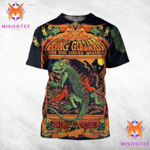 King Gizzard And The Lizard Wizard At JJ’s Live In Fayetteville Arkansas On November 13th 2024 All Over Print Shirt