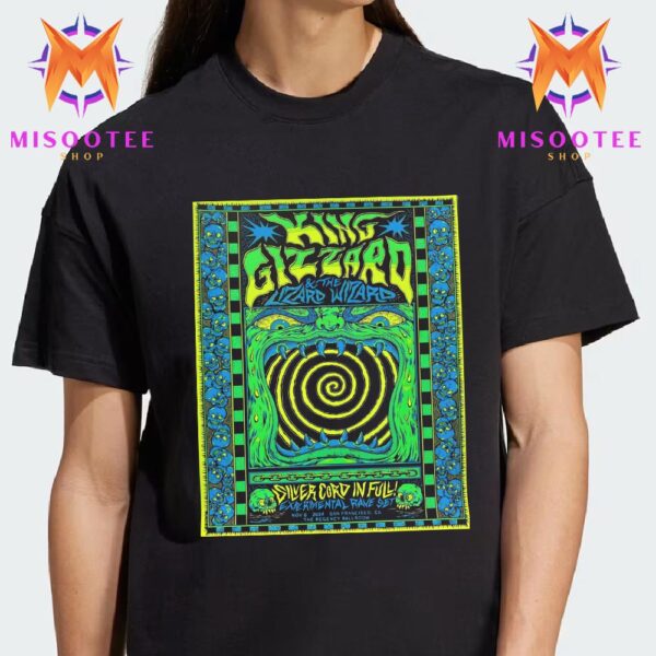 King Gizzard And The Lizard Wizard Event Poster In The Regency Ballroom San Francisco CA On November 6th 2024 Unisex T Shirt