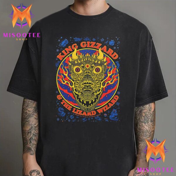 King Gizzard And The Lizard Wizard Tour At Fox Theatre Atlanta GA On November 19th 2024 Unisex T Shirt