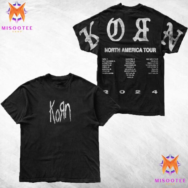 Korn Old English North America Tour 2024 For Fans All Over Print Shirt