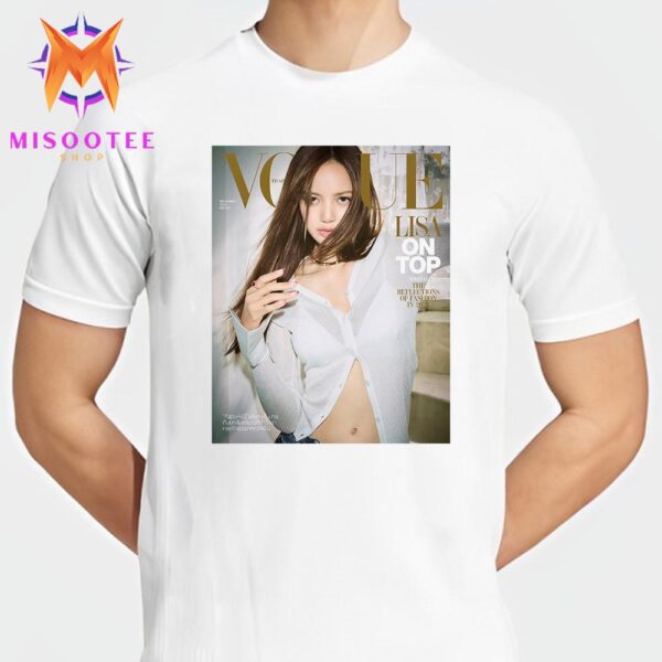 Lisa Blackpink Graces The Cover Of Vogue Thailand Unisex T-Shirt