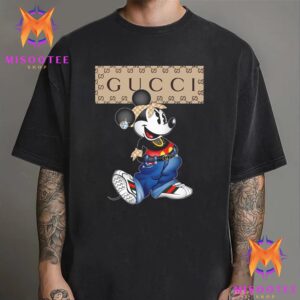 Logo Gucci Mickey Mouse Disney Unisex Tee Shirt