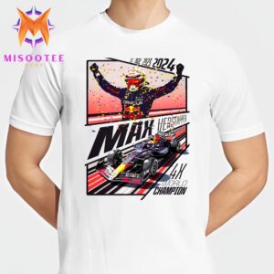 Max Verstappen Of Red Bull Racing Is The Champion Of The 2024 F1 World Championship Uniex T-Shirt