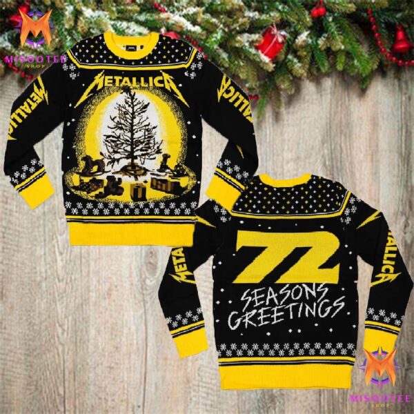 Metallica 72 Seasons Greetings Christmas Gifts For Fans Ugly Sweater