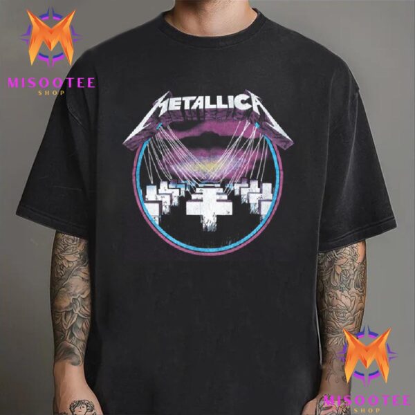 Metallica Master Of Puppets Circle Tee Shirt