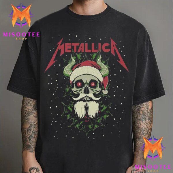 Metallica Santa Horns Christmas For Fans Unisex T-Shirt