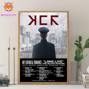 My Chemical Romance Long Live The Black Parade 2025 North American Stadium Tour Wall Decor Canvas Poster