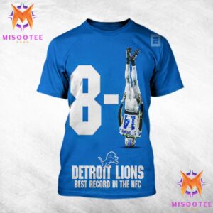 NFL Detroit Lions Improves To 8-1 The Lions Shut Out The Texans In The Second Half To Complete The Comeback All Over Print Shirt