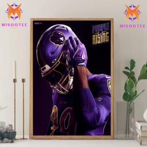 NFL Purple Rising Unveiling the Baltimore Ravens’ Bold Alternate Helmet Wall Decor Canvas Poster