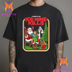 Official Ice Nine Kills A Wreath Of Art Gory Storybook Christmas Gift Unisex T Shirt