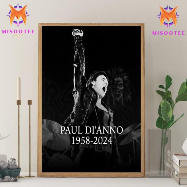 Paul Andrews Legendary Vocalist On Iron Maiden’s First Two Albums Has Passed Away At The Age Of 66 Wall Decor Canvas Poster