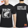 Pearl Jam With Pixies And Cosmic Psychos Event Warrane Shark At Engie Stadium Sydney Australia On November 21st 2024 Two Sides Unisex T Shirt