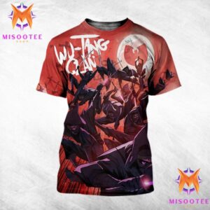 Shadow Warriors The Spirit Of Wu Tang Clan Under The Red Moon All Over Print Shirt