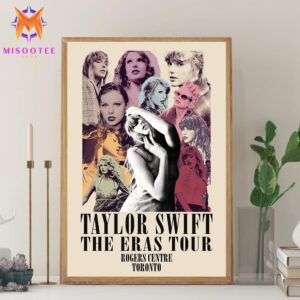 Taylor Swift The Eras Tour At Toronto Rogers Centre Canada 2024 On November 16th 2024 Wall Decor Canvas Poster