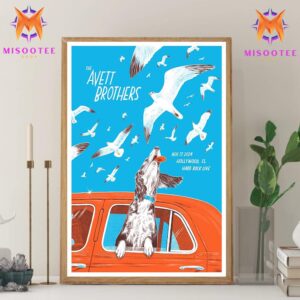 The Avett Brothers Hard Rock Live In Hollywood FL On November 17th 2024 Wall Decor Canvas Poster