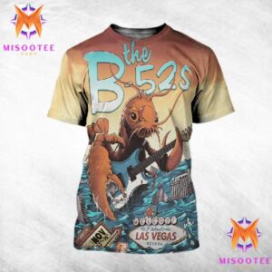 The B52s Welcome To Fabulous Las Vegas Nevada From November 13th To 16th 2024 All Over Print Shirt