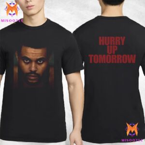 The Weeknd’s Official Hurry Up Tomorrow Collection Two Sides Unisex T-Shirt