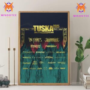 Tuska Festival In Helsinki, Finland Takes Place From June 27-29th 2025 And Features In Flames, Bad Wolves And More Wall Decor Canvas Poster