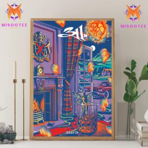 311 Band The Song Braver From The Album Full Bloom Wall Decor Canvas Poster