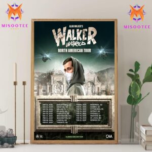 Alan Walker The Walker World North American Tour In 2025 Wall Decor Canvas Poster