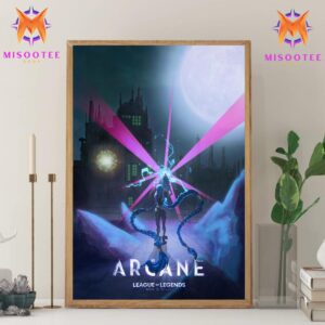 Arcane League Of Legend Jinx’s Dark And Tragic Journey In The World Of Runeterra Wall Decor Canvas Poster