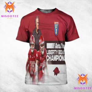 Arkansas Razorback Football Becomes Champions Of The 2024 AutoZone Liberty Bowl All Over Print Shirt