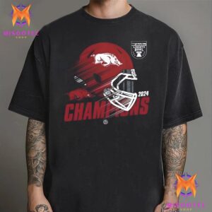 Arkansas Razorbacks Football 2024 AutoZone Liberty Bowl Champions Unisex T-Shirt