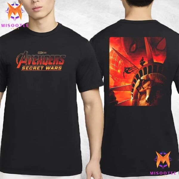 Avengers Secret Wars Marvel The Battle Between 3 Spider-Men In May 2027 Two Sides Unisex T-Shirt