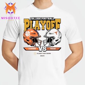 Clemson Football Vs Texas Longhorns College Football Playoff 2025 First Round Head To Head Unisex T-Shirt