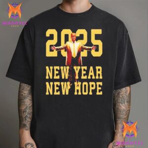 Donald Trump Happy New Year 2025 New Year New Hope Unisex T-Shirt