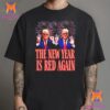 Donald Trump Happy New Year 2025 Unisex T-Shirt