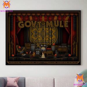 Gov’t Mule New Years Run 2024 Shows In New Haven CT And New York City NY From December 28th To 31st 2024 Wall Decor Canvas Poster