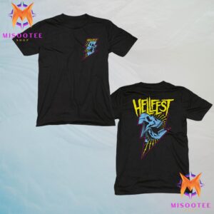 Hellfest 2025 Skull Lightning Color Two Sides Unisex T-Shirt