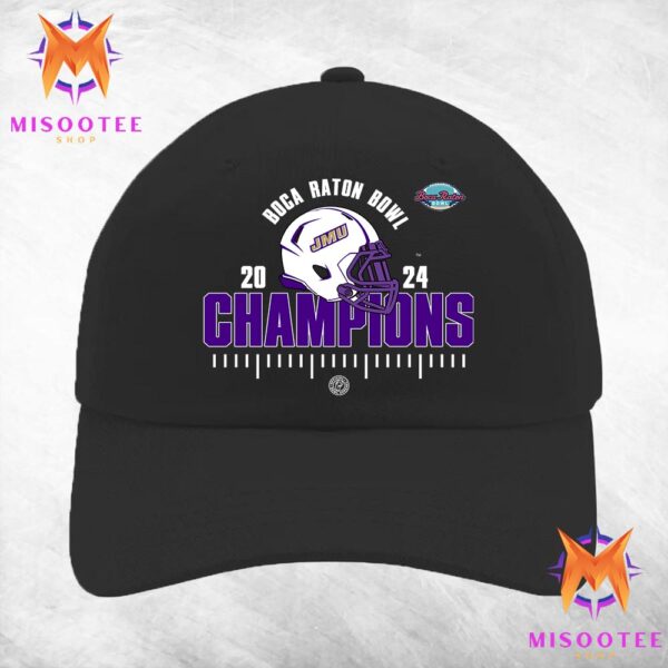 James Madison Dukes Footbal Is The Champions Of Boca Raton Bowl 2024 Classic Hat Cap