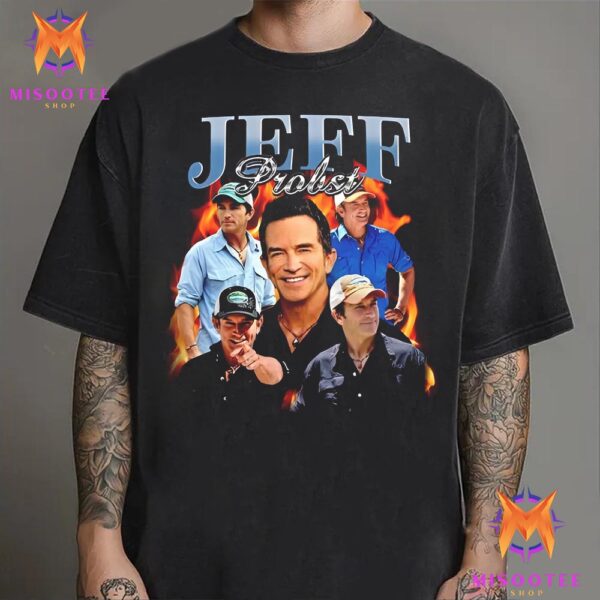 Jeff Probst Presenter Homage Retro 90’S Fans Vintage Unisex T-Shirt